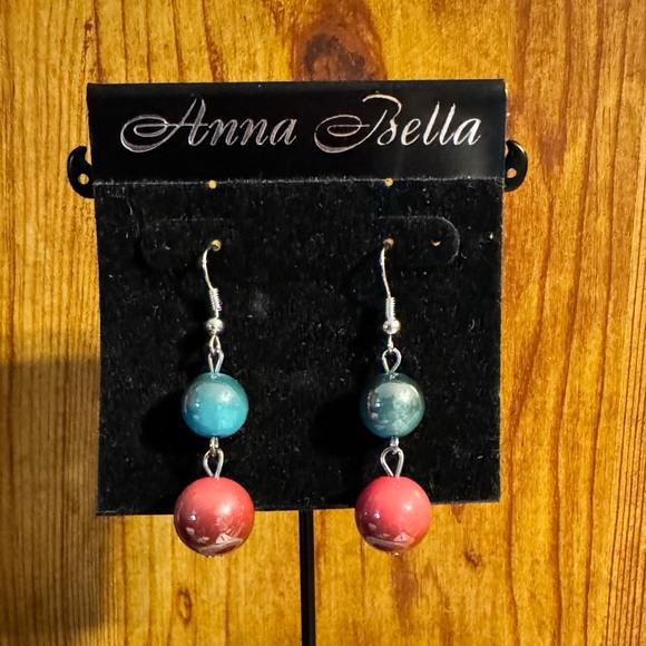 Anna Bella Beaded Dangle Drop Earrings - Picture 1 of 3